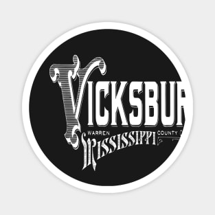 Vintage Vicksburg, MS Magnet